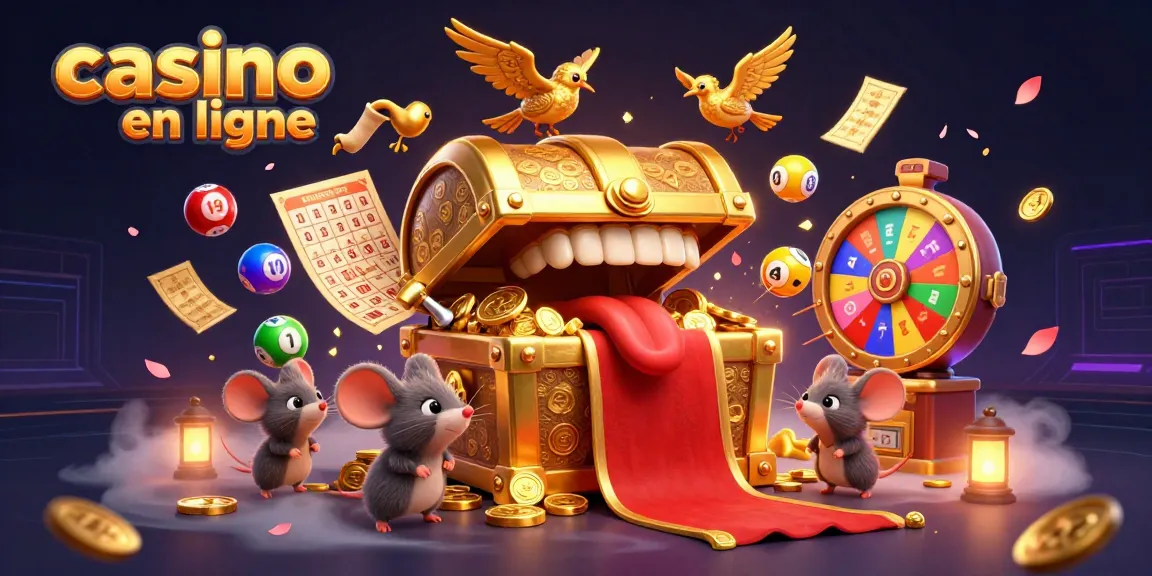 Casino en ligne : découvrez un coffre au trésor séduisant attirant des souris aventurières.