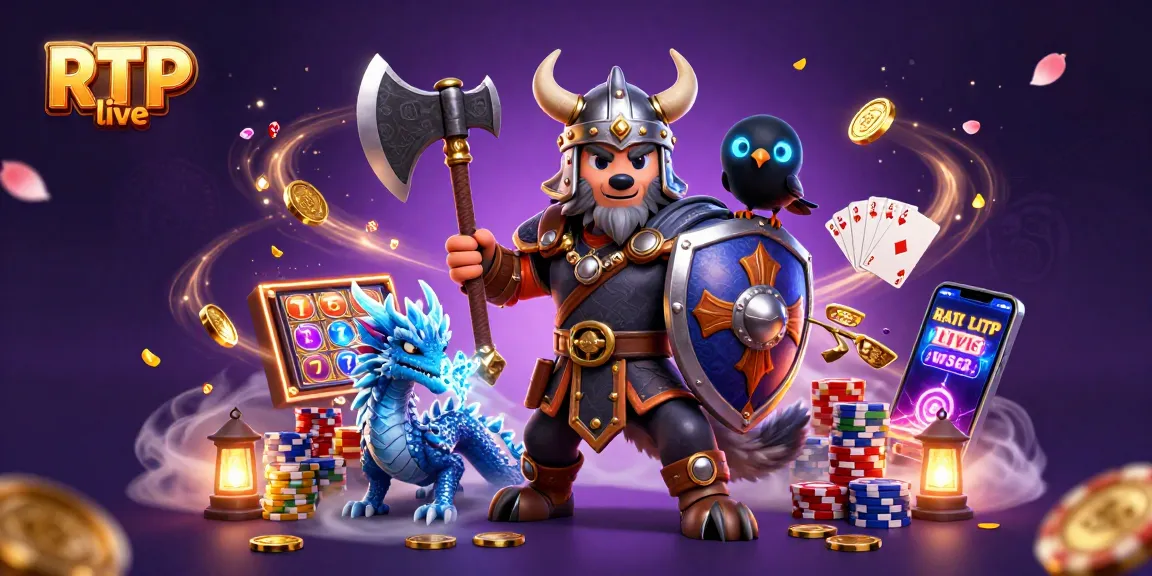 Engage with RTP live analysis and winning strategies among vibrant casino characters.