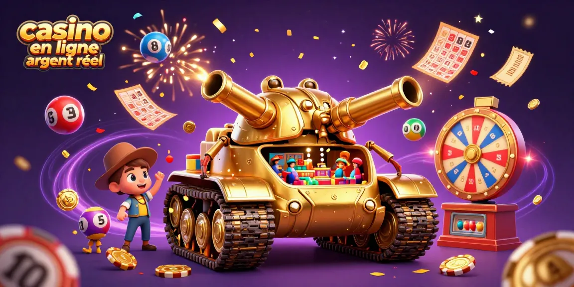 Profitez de l'expérience immersive d'un casino en ligne argent réel avec ce tank à scarabée doré.