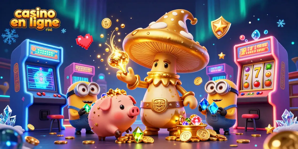 Vivez l'expérience du casino en ligne argent réel avec un mage, un cochon et des joyaux.
