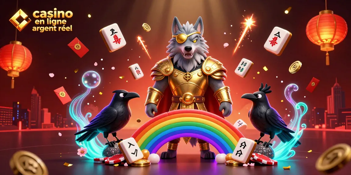 Jouez au casino en ligne argent réel avec des personnages mythologiques au milieu de символes chanceux.