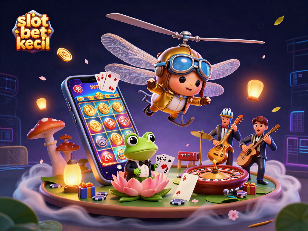 Experience the thrill of slot bet kecil with vibrant casino characters and engaging gameplay elements.