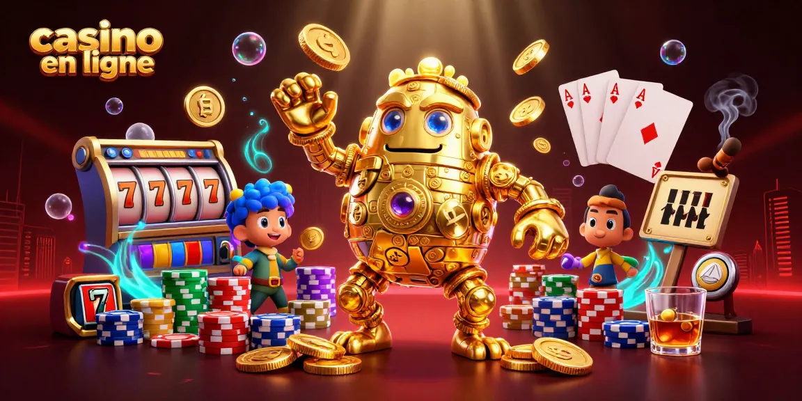 séduisez-vous avec l'univers du casino en ligne grâce à une illustration dynamique et captivante