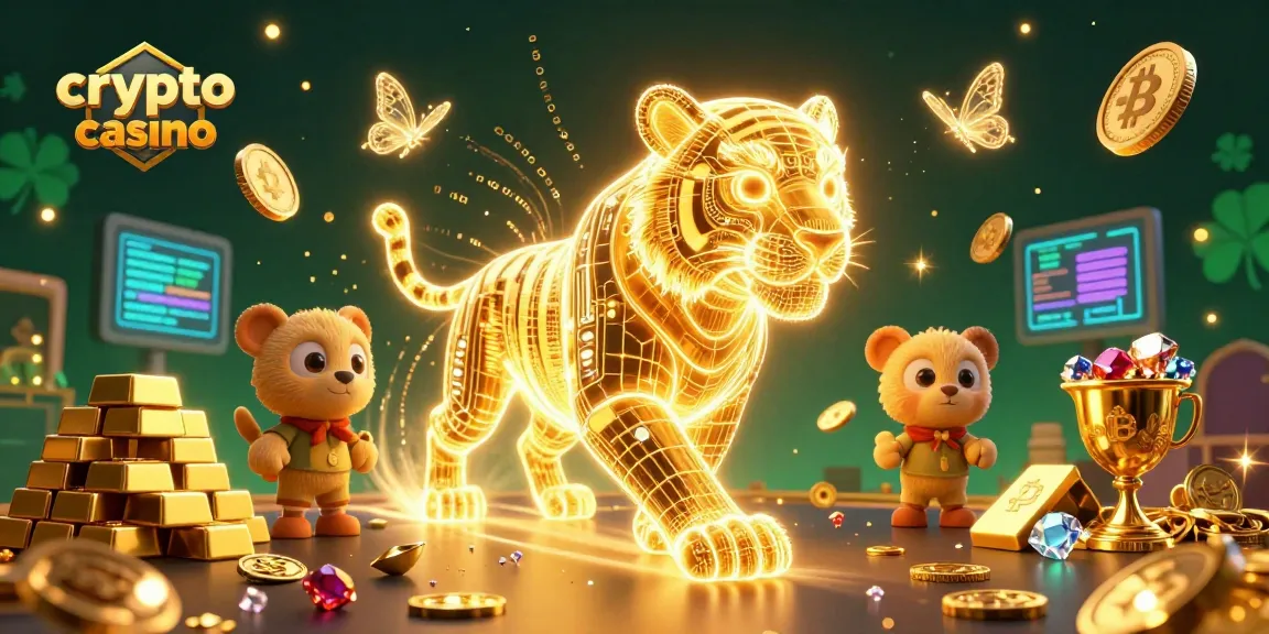 Explorez un casino crypto riche en éléments scintillants et personnages captivants.