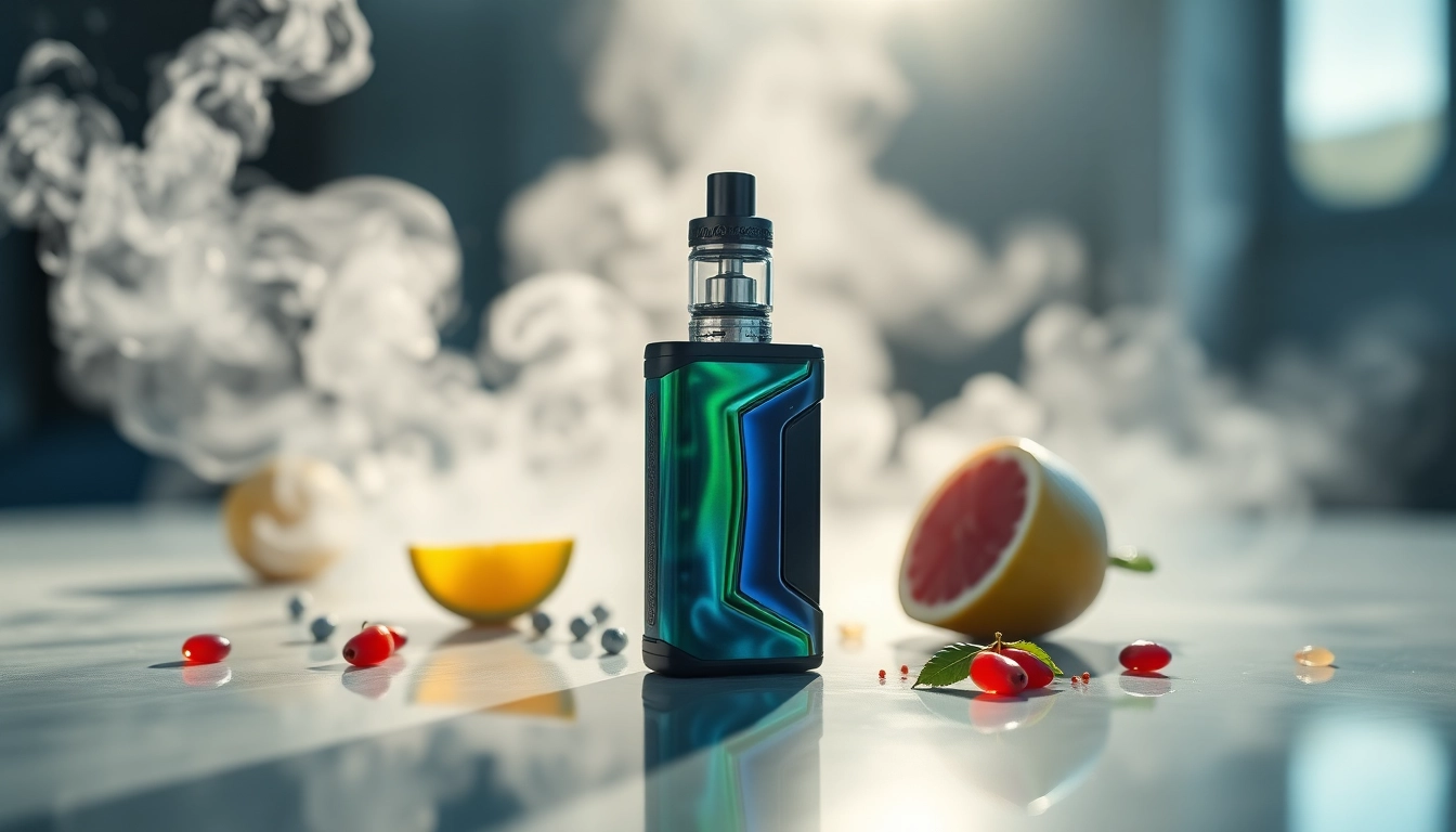 Showcase the Lost Mary MO20000 Pro vape with a modern aesthetic and vibrant colors.