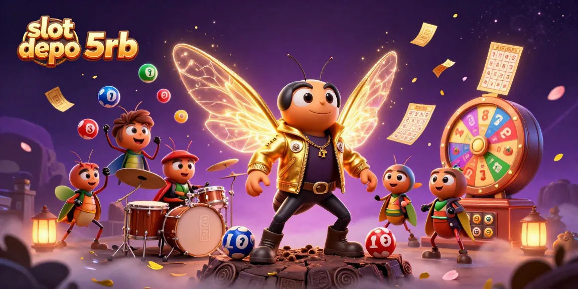 Engage with thrilling gameplay at slot depo 5rb, featuring exciting cartoon characters and game elements.