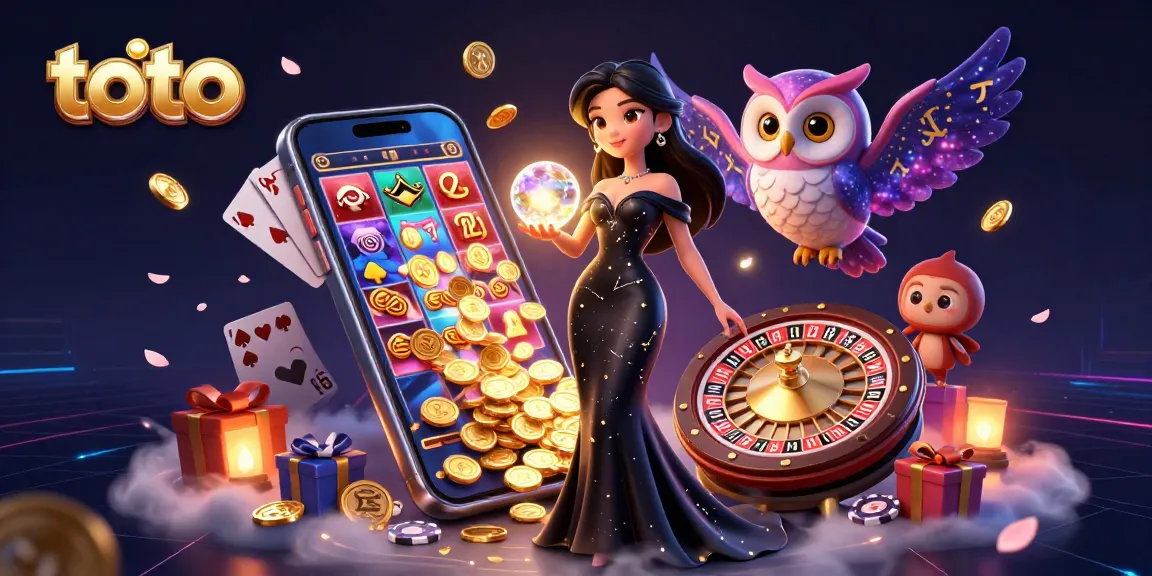 Engage with toto's vibrant slot game experience featuring a mystical setting and 3D characters.
