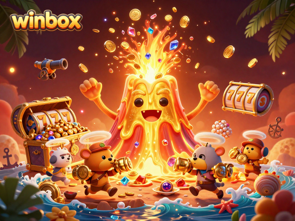 Winbox offers an exciting casino experience with gold eruptions and treasure-filled adventure.