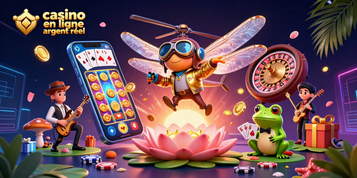 Jouez avec le croupier grenouille au casino en ligne argent réel, une expérience immersive et ludique.
