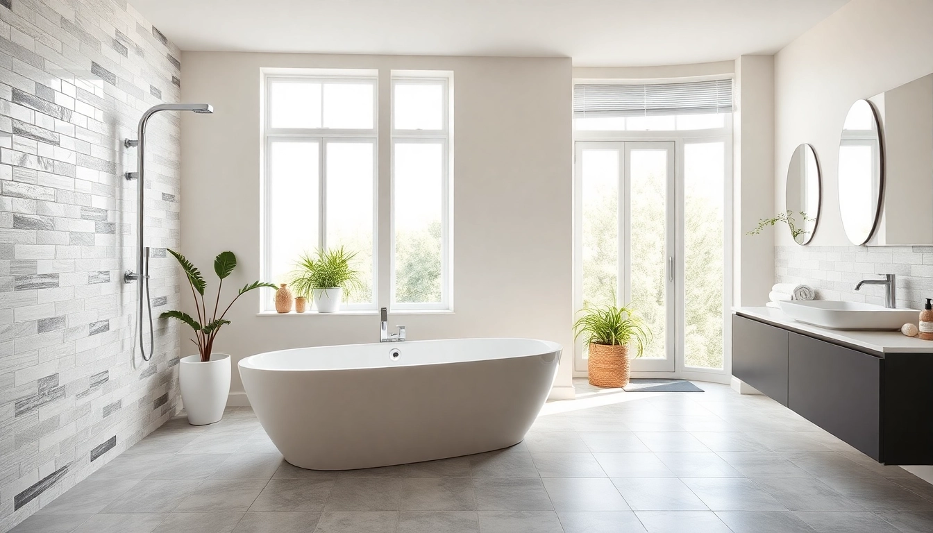 Revamped bathroom renovation Manchester featuring modern design and bright ambiance.