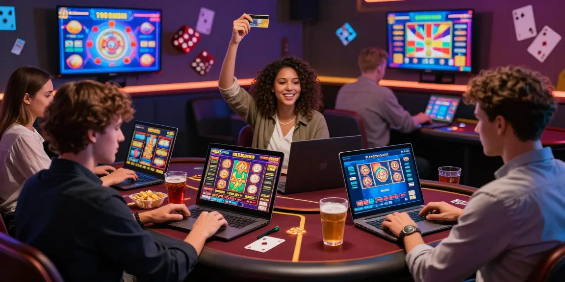 Players enjoying vibrant online games at casinos that take credit cards, highlighting their engaging atmosphere and diverse gaming options.