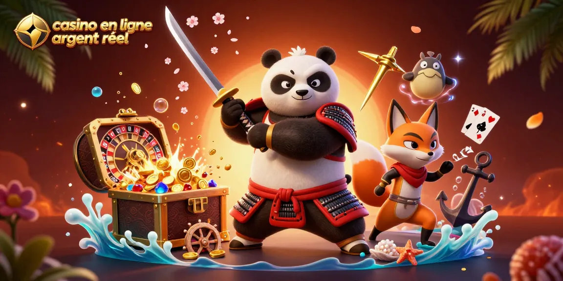 Profitez des sensations fortes d'un casino en ligne argent réel avec des personnages animés au cœur de l'action.
