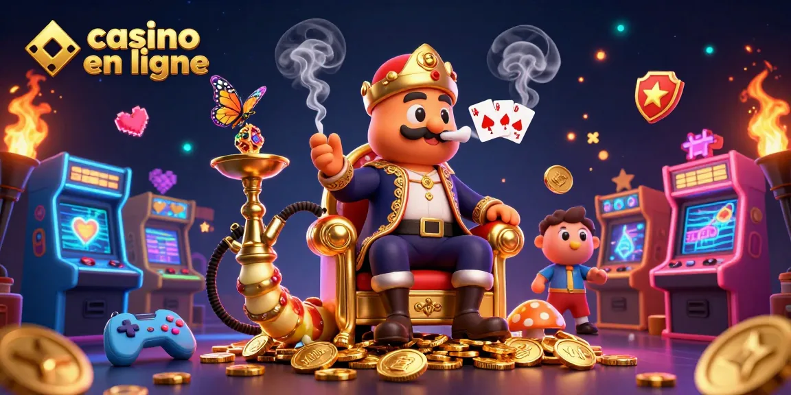 Profitez de l'expérience captivante des jeux de casino en ligne avec cette illustration unique.