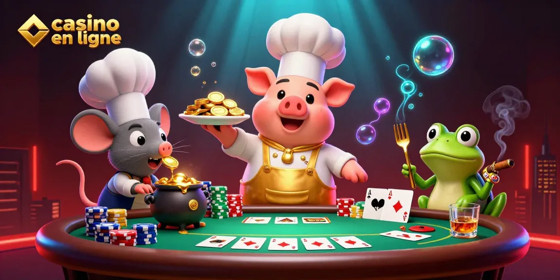 Le casino en ligne émerveille avec une scène dynamique de personnages en 3D et des éléments de jeu captivants.