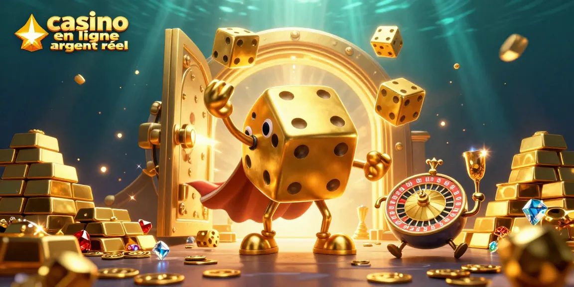 Jouez sur casino en ligne argent réel avec nos dés dorés et trésors scintillants.