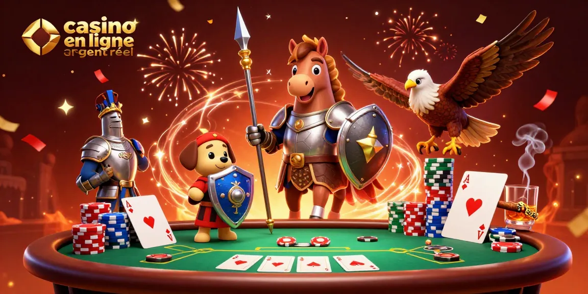Participer au jeu sur un casino en ligne argent réel avec des personnages spectaculaires et des éléments riches.