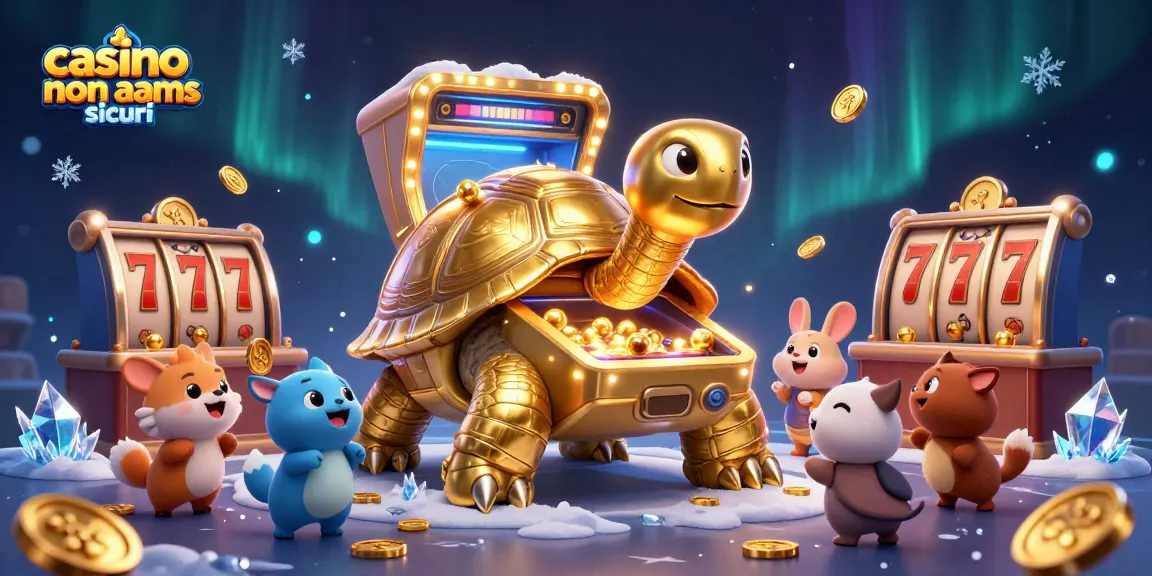 Giocare nei casinò non AAMS sicuri e divertenti, con tortuga pinball e premi d'oro