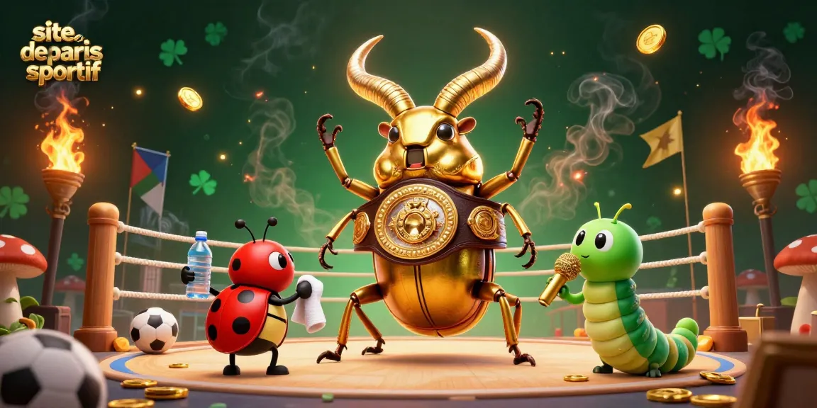 Venez parier sur le site de paris sportif avec des personnages de jeu animés en action sur fond vibrant.