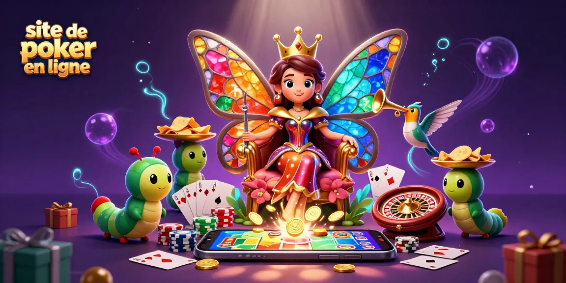 Jouez au poker en ligne avec les meilleurs sites de poker en ligne, ambiance colorée et festive.