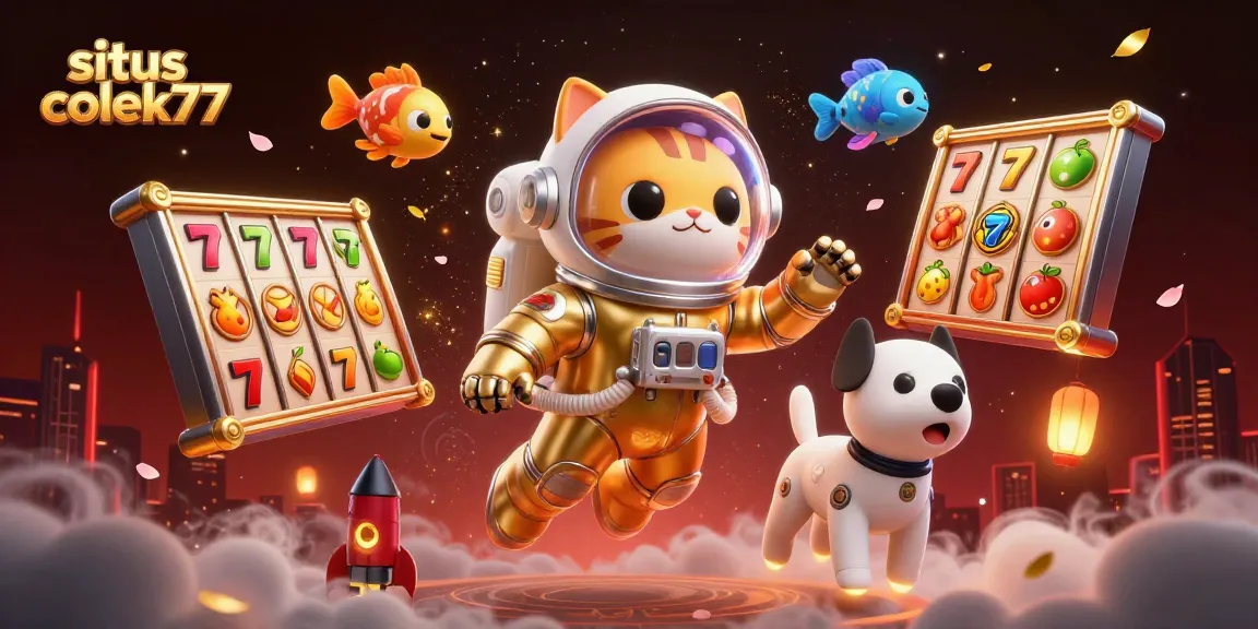 Experience thrilling gameplay with situs colek77's vibrant slots and dynamic illustrations.