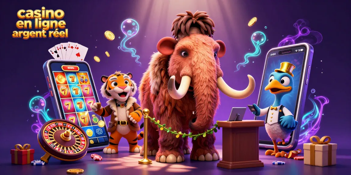 Vivez l'excitation du casino en ligne argent réel avec un mammouth bouncer et un tigre VIP.