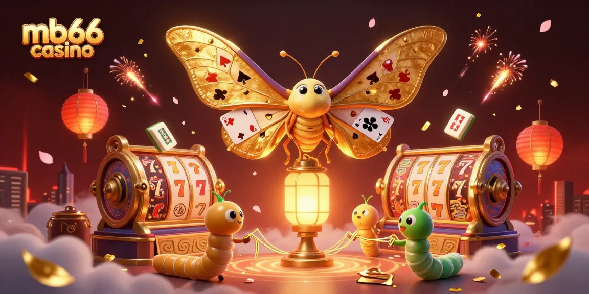 Engage with thrilling games at mb66 casino featuring an ornate 3D illustration of luck and casinos.