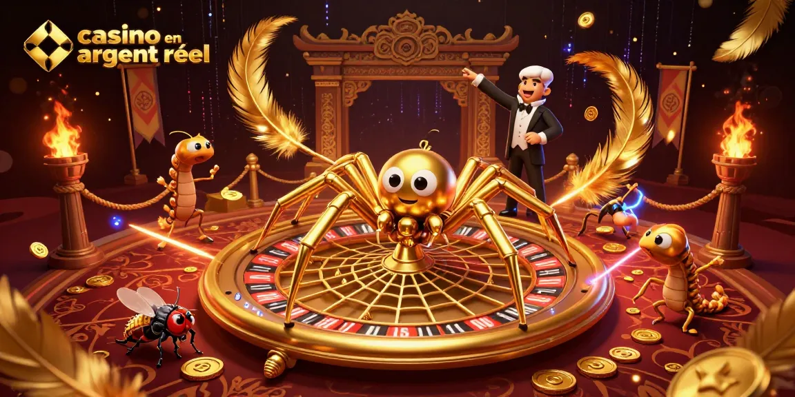 Placez vos paris sur le casino en ligne argent réel avec une illustration dynamique riche en détails.