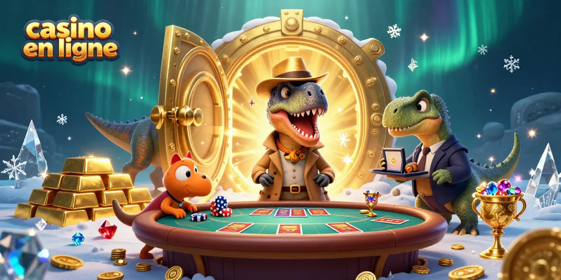 Jouez à casino en ligne avec un tigre d'Andes jouant au blackjack sous un éclairage doré.