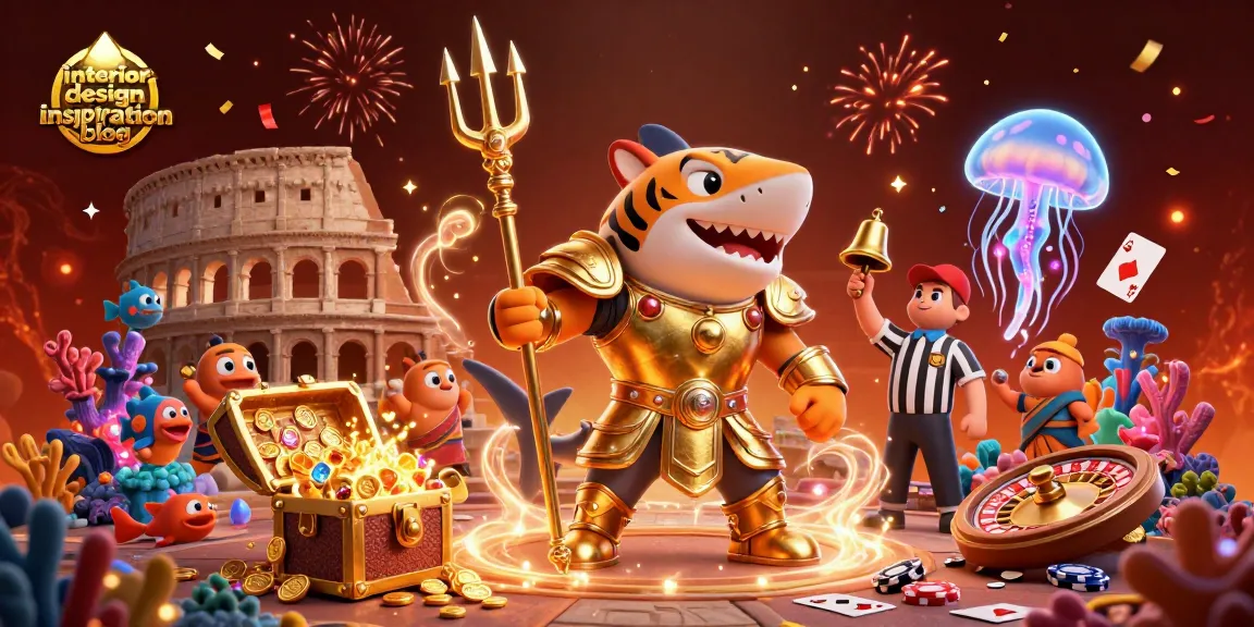 Engage with the interior design inspiration blog showcasing a casino scene filled with action and excitement.