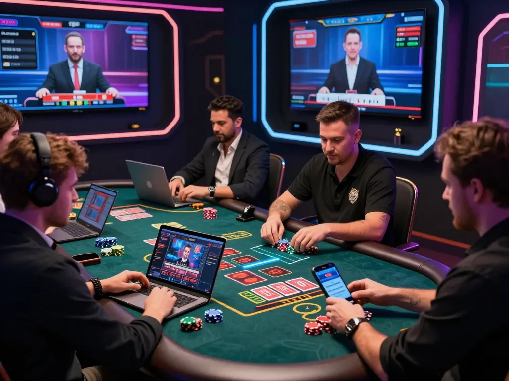 Engaging online baccarat gaming experience at a top 바카라사이트 with live dealers and immersive graphics.
