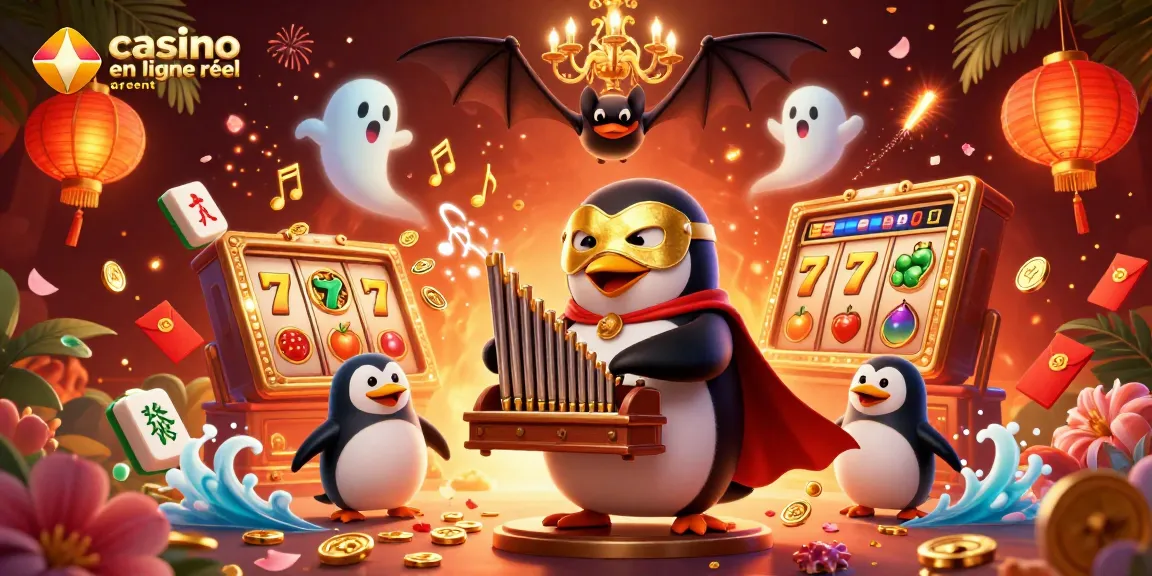 Jouer au casino en ligne argent réel avec une ambiance festive dynamique et des symboles colorés.