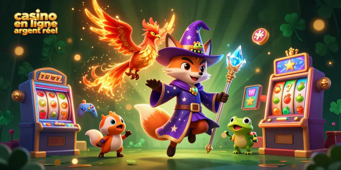 Découvrez le casino en ligne argent réel avec une illustration de jeu captivante et colorée