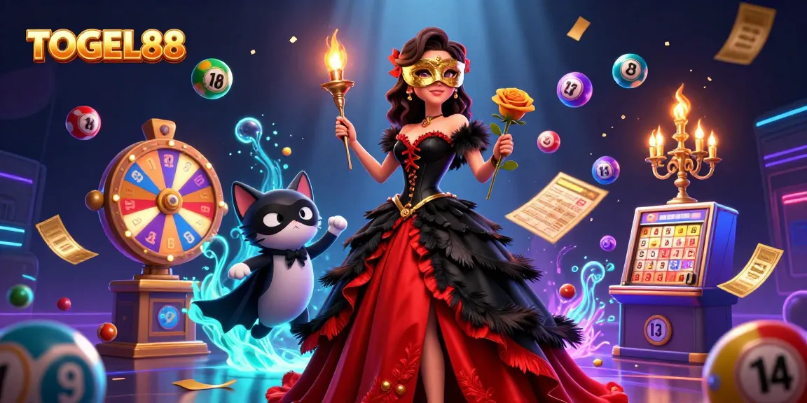 Engage with TOGEL88's thrilling atmosphere featuring vibrant lottery elements and dynamic gaming excitement.