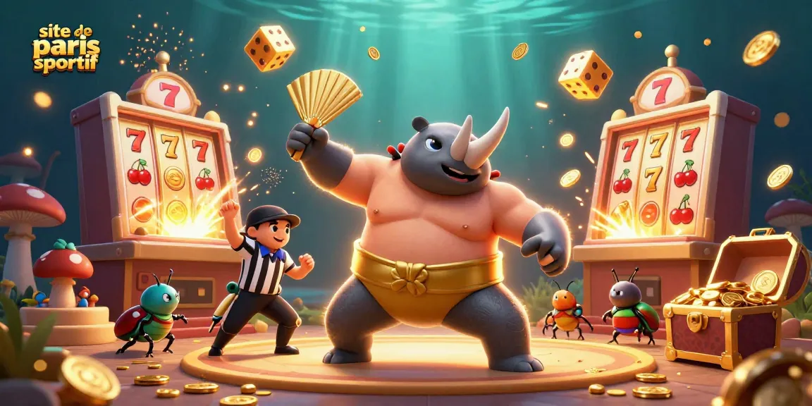 Pariez sur le site de paris sportif avec des personnages de jeux de casino colorés et dynamiques.