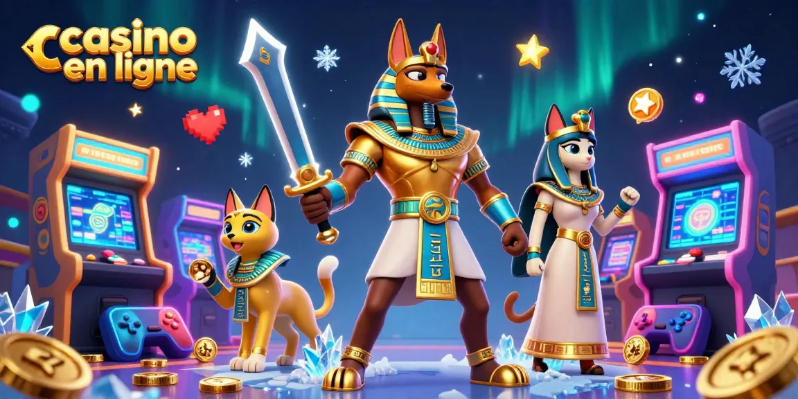 Découvrez un casino en ligne où Anubis et Bastet vous plongent dans l'univers du jeu avec une ambiance ludique et immersive.