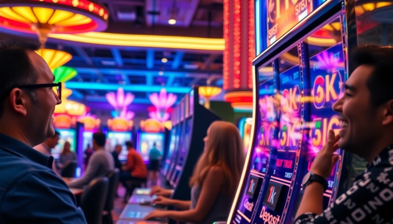 Menangkan slot deposit 1k dengan suasana bermain mesin slot yang menarik.
