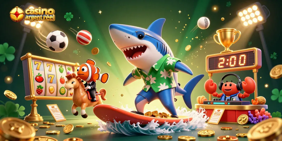 Plongerez dans l'univers palpitant du casino en ligne argent réel avec des personnages animés captivants !