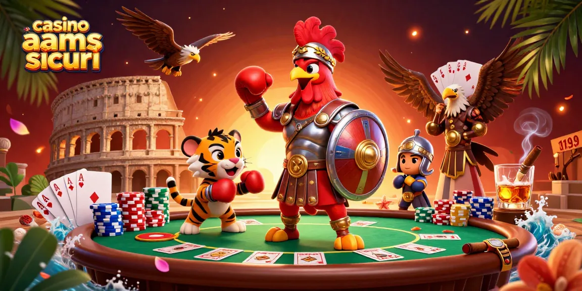 Scopri le emozioni del gioco nei casino non AAMS sicuri con un gladiatore e il suo compagno nel ring.