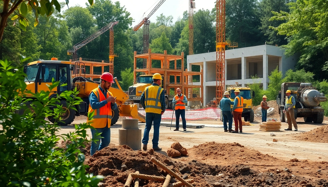 Explore recent Carolina construction news showcasing a vibrant construction site bustling with activity.