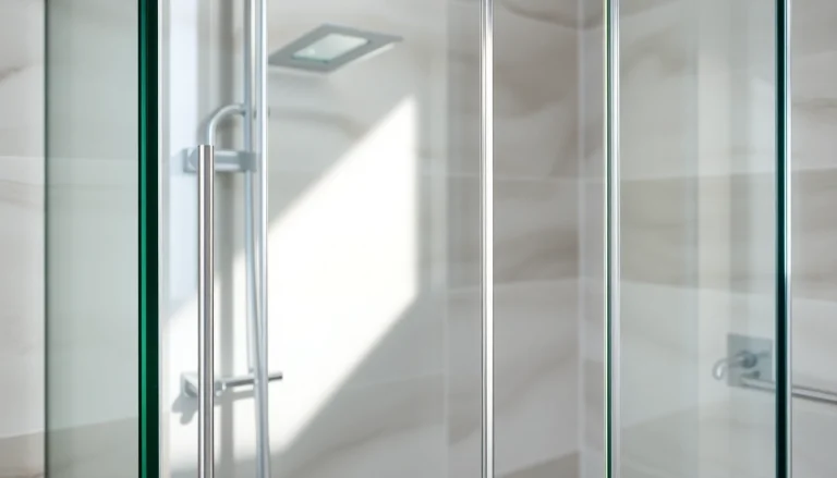 Installer une paroi de douche 150x200 en verre clair dans une salle de bain moderne.