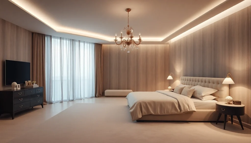 Materassi matrimoniali di alta qualità visibili in una camera elegante, progettati per un comfort ottimale.