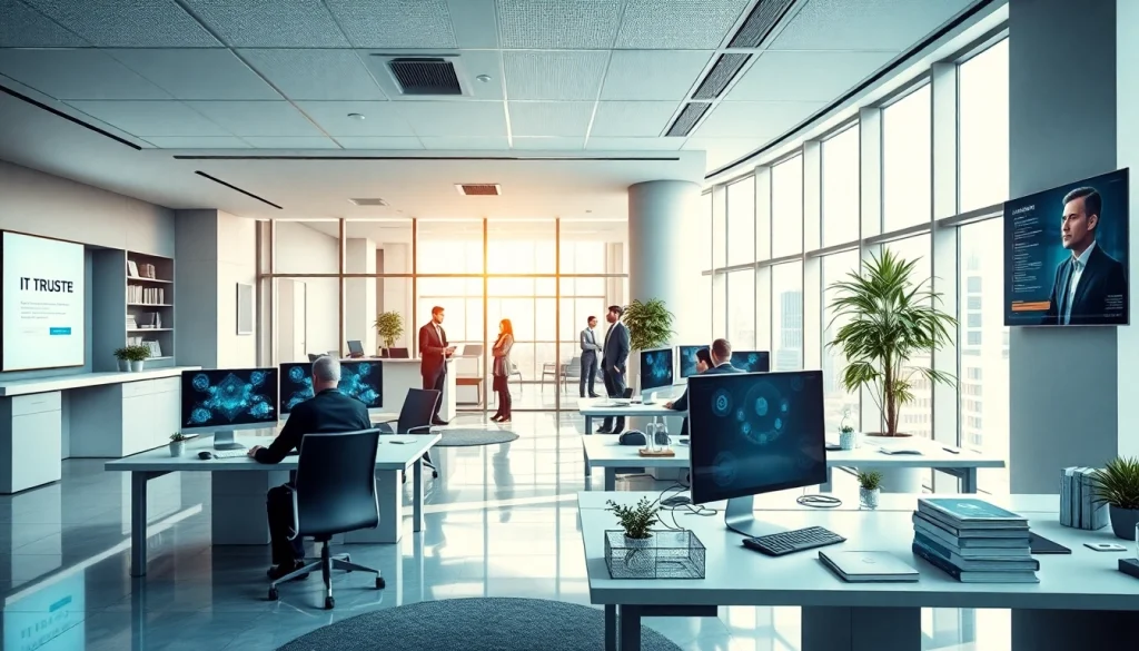 Managed IT for Law Firms Tampa showcased in a modern, professional office environment.