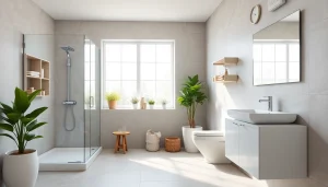 sonni sanitär GmbH zeigt hochwertige Badezimmerprodukte in einem modernen Badezimmerdesign.