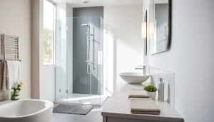 Hochwertige Badprodukte von sonni sanitär GmbH in modernem Badezimmer-Setting.