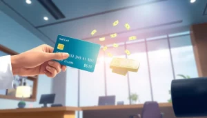 카드현금화 과정에서 신속하게 현금을 교환하는 모습