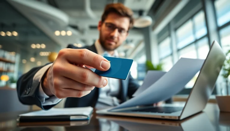 카드깡의 의미를 이해하기 위해 신용카드를 사용하는 모습 보여주기