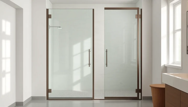 Transform your space with stylish glass shower doors that add elegance and modernity.