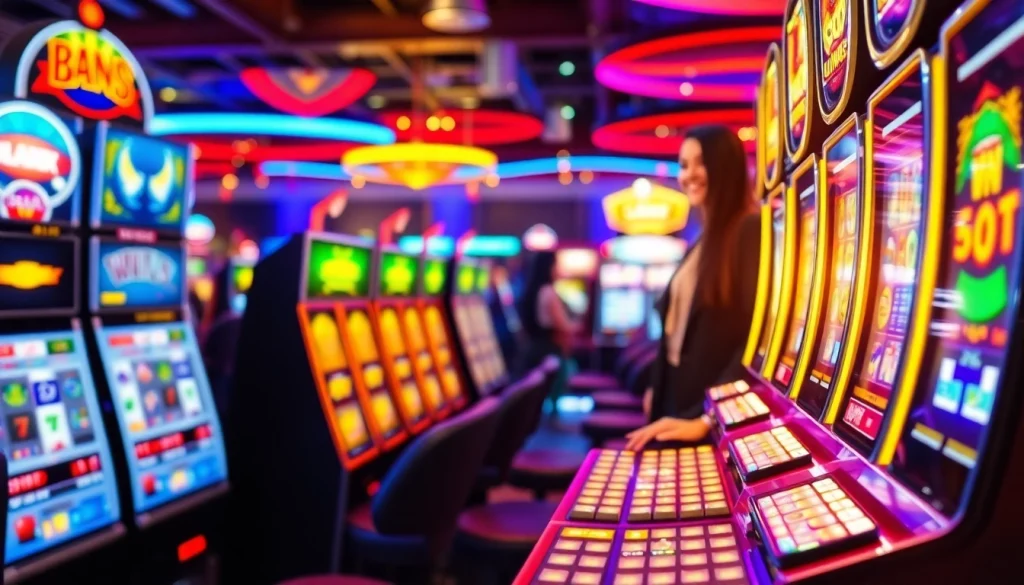 Permainan slot depo 1k yang menarik dengan mesin slot cerah dan aktif di kasino.