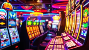 Permainan slot depo 1k yang menarik dengan mesin slot cerah dan aktif di kasino.