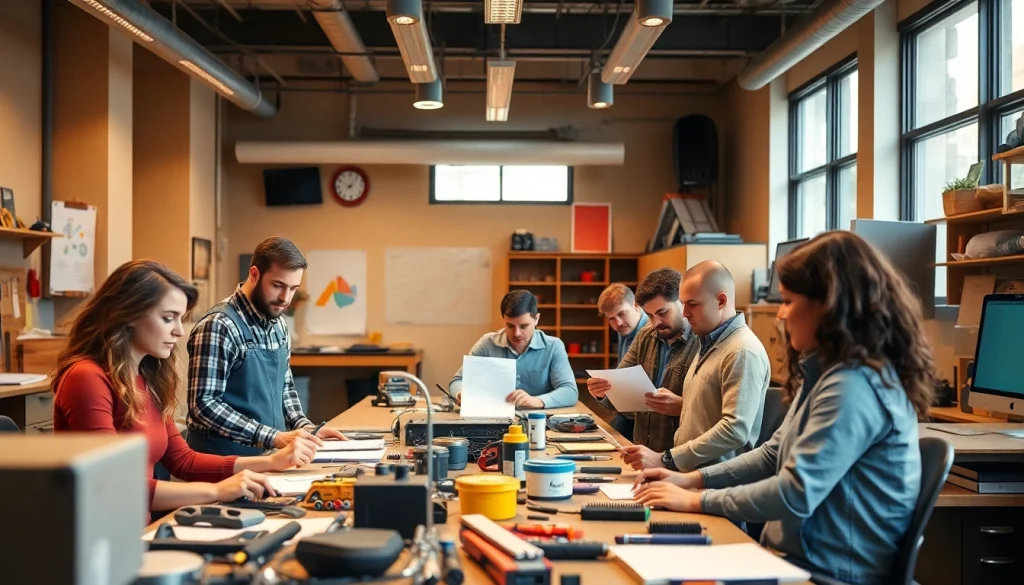 Engaged students in a Trade School Tennessee classroom demonstrating hands-on skills.